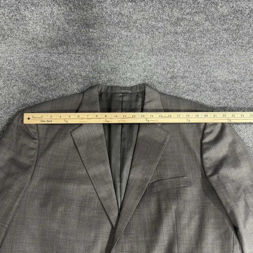 Hong Kong Grand Custom Clothes Blazer Mens 50 Gray Suit Jacket Sport Coat